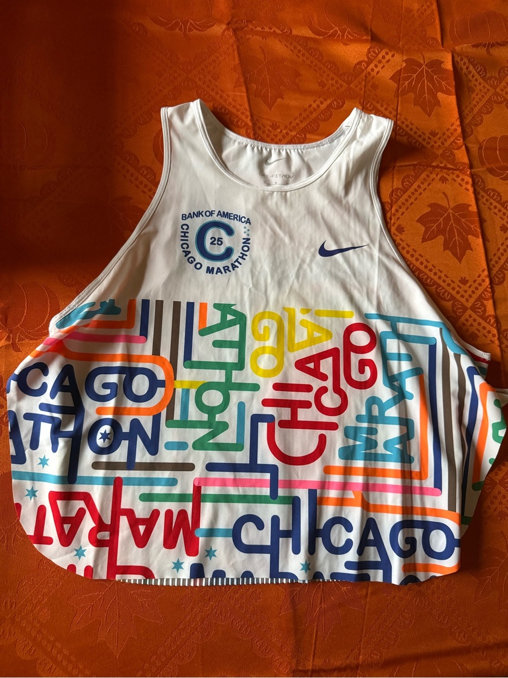 2025 Chicago Marathon Nike Aeroswift crop top singlet